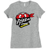 pizza time Ladies Fitted T-Shirt