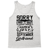 This Guy Is Taken By A Super Sexy September Girlfriend Tank Top