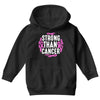 strong than cancer Youth Hoodie