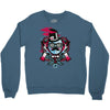 mr topstache vs jthree Crewneck Sweatshirt