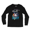 who loves husky Long Sleeve Shirts