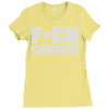 f cancer! Ladies Fitted T-Shirt