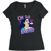 i'm soo excited Women's Triblend Scoop T-shirt