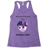 twilight has special eyes Racerback Tank