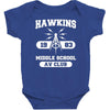 hawking av club middle school Baby Bodysuit