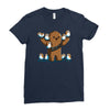 chewie and porgs Ladies Fitted T-Shirt
