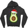 santa avocado Zipper Hoodie