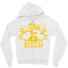 life's a bitch (2) Zipper Hoodie