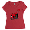 catpool Women's Triblend Scoop T-shirt