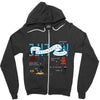 my upside down life Zipper Hoodie