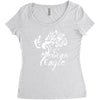 mexican eagle Women's Triblend Scoop T-shirt