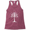 white tree of gondor Racerback Tank