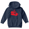 Canada Continent Roots Youth Hoodie