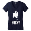uomo rocky balboa stallone boxe pugilato cinema&amp;tv Women's V-Neck T-Shirt