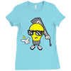 light blub guy Ladies Fitted T-Shirt