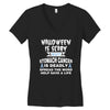 halloween is scary but stomach cancer is deadly spread the word lep sa Women's V-Neck T-Shirt
