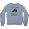 motorbike i don't snore biker's biker Crewneck Sweatshirt