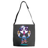 no graffiti here sir Adjustable Strap Totes