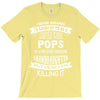 Super Cool Pops Of A Freaking Awesome Granddaughter T-Shirt