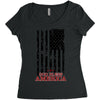 god bless america Women's Triblend Scoop T-shirt