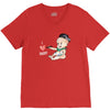 Cute Baby Painter's Dad Love V-Neck Tee