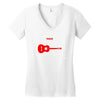 war guitar Women's V-Neck T-Shirt
