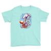 octopus vs shark Youth Tee