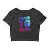Team 10 Nigt Bubles New Design Crop Top
