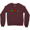 peace love coffee (2) Crewneck Sweatshirt