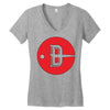 D Women's V-Neck T-Shirt
