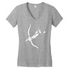 pfeil bogen archery arrow bow magic fantasy hunter schurke assasins ga Women's V-Neck T-Shirt