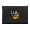 queens are born in october 1969 Accessory Pouches