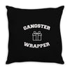gangster wrapper Throw Pillow