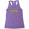 ninja turtles parody vegan Racerback Tank
