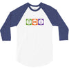 eat sleep radio 3/4 Sleeve Shirt