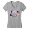 We Are Made of Star Stuff,  Carl Sagan Quote Women's V-Neck T-Shirt
