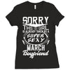This Girl Is Taken By A Super Sexy March Boyfriend Ladies Fitted T-Shirt