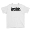zombies just want a hug Youth Tee