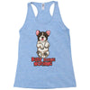 busy doing nothing Racerback Tank