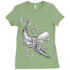 the squid vs Ladies Fitted T-Shirt
