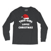 this girl loves christmas Long Sleeve Shirts