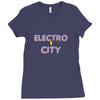 electro city Ladies Fitted T-Shirt