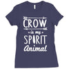 crow is my spirit animal Ladies Fitted T-Shirt