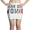 Women's March Hear Our Voice Mini Skirts