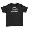 save the badgers Youth Tee