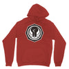 white and black Unisex Hoodie