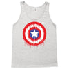 captain america dying bleeding logo Tank Top