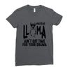 nurse lama Ladies Fitted T-Shirt