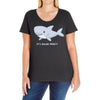 it's shark week y'all Ladies Curvy T-Shirt