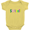 softball neon rhinestud Baby Onesie